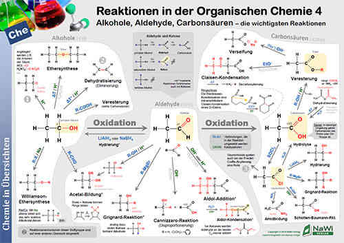Reaktionen in der Organischen Chemie 4: Alkohole, Aldehyde, Carbonsäuren